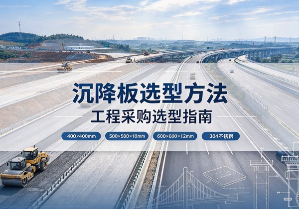 思茅沉降板选择方法